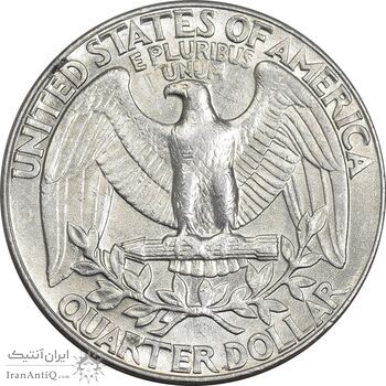 سکه کوارتر دلار 1991D واشنگتن - EF40 - آمریکا