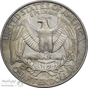 سکه کوارتر دلار 1997P واشنگتن - AU50 - آمریکا