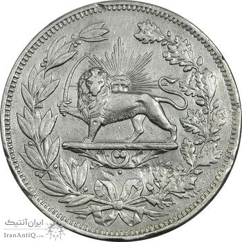 سکه 5000 دینار 1296 - EF40 - ناصرالدین شاه سکه 5000 دینار 1296 - EF40 - ناصرالدین شاه