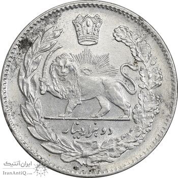 سکه 2000 دینار 1323 تصویری - MS60 - مظفرالدین شاه سکه 2000 دینار 1323 تصویری - MS60 - مظفرالدین شاه