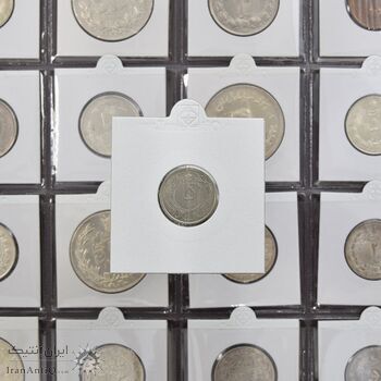 سکه 5 دینار 1310 نیکل - MS62 - رضا شاه سکه 5 دینار 1310 نیکل - MS62 - رضا شاه