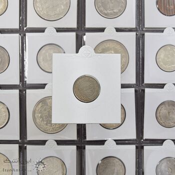 سکه 50 دینار 1318 نیکل - MS62 - مظفرالدین شاه سکه 50 دینار 1318 نیکل - MS62 - مظفرالدین شاه