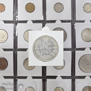 سکه 5000 دینار 1305 خطی - MS61 - رضا شاه سکه 5000 دینار 1305 خطی - MS61 - رضا شاه