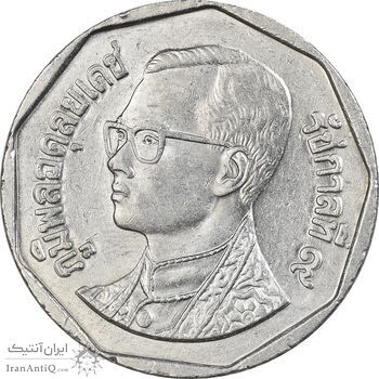 سکه 5 بات 2009 رامای نهم - MS61 - تایلند