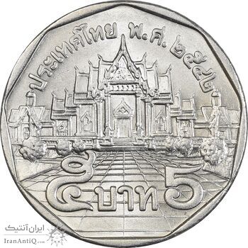 سکه 5 بات 2009 رامای نهم - MS61 - تایلند