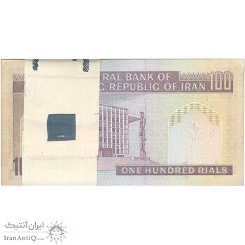 بسته اسکناس 100 ریال (نمازی - نوربخش) شماره بزرگ - UNC - جمهوری اسلامی