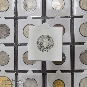 سکه 2 قران 1310 (11310) ارور تاریخ - VF25 - ناصرالدین شاه