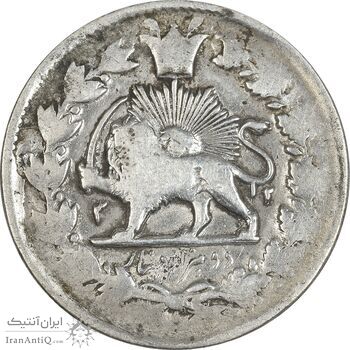 سکه 2000 دینار 1312 (ارور تاریخ 312) خطی - VF30 - مظفرالدین شاه