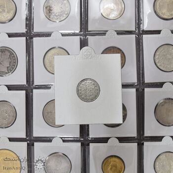 سکه شاهی صاحب زمان (نوشته بزرگ) - AU50 - مظفرالدین شاه