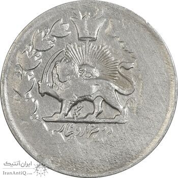 سکه 2000 دینار 1318/7 (سورشارژ تاریخ) خطی - VF20 - مظفرالدین شاه