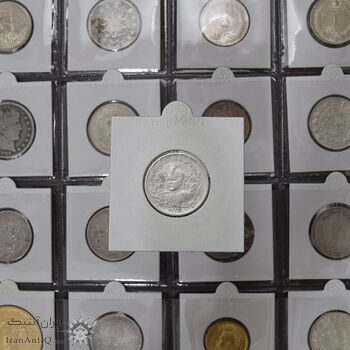 سکه 1000 دینار 1337 جلوس - VF35 - احمد شاه