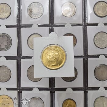 سکه طلا دو و نیم پهلوی 1355 آریامهر - MS63 - محمد رضا شاه