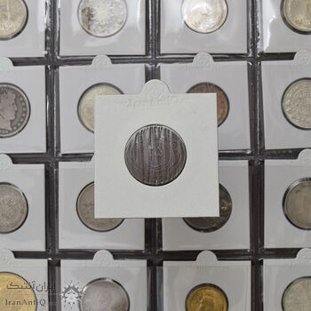 سکه 25 دینار 1314 مس - EF40 - رضا شاه