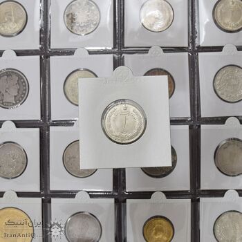 سکه 1 ریال 1313/0 (سورشارژ تاریخ) - MS63 - رضا شاه