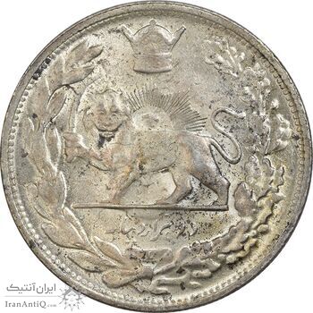 سکه 2000 دینار 1306L تصویری - MS63 - رضا شاه