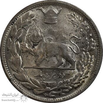 سکه 2000 دینار 1306L تصویری - MS63 - رضا شاه