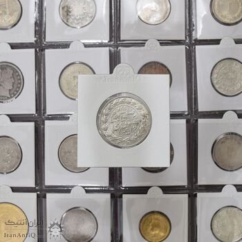 سکه 2000 دینار 1305 خطی - MS63 - رضا شاه