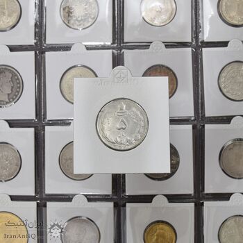 سکه 5 ریال 1329 - EF45 - محمد رضا شاه