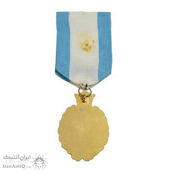 نشان بیست و پنجمین سال سلطنت (ضرب ایران) - AU - محمد رضا شاه