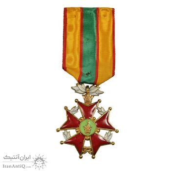 نشان خدمت شهربانی درجه دو (پارس نشان) - AU - محمد رضا شاه