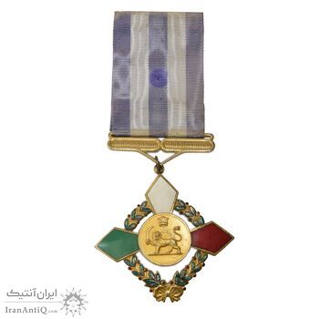 نشان خدمات ورزشی (با روبان) - EF - محمد رضا شاه