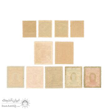 سری تمبرهای ناصری طلایی - تک - ناصرالدین شاه