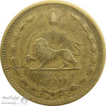 سکه 10 دینار 1320 برنز - VF20 - رضا شاه سکه 10 دینار 1320 برنز - VF20 - رضا شاه