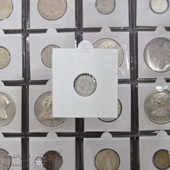 سکه ربعی 1326 - AU58 - محمد علی شاه