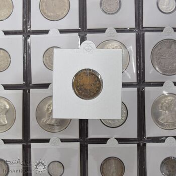 سکه 25 دینار 1299 - VF35 - ناصرالدین شاه