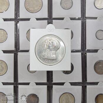 مدال نقره نوروز 1341 (لافتی الا علی) - MS63 - محمد رضا شاه