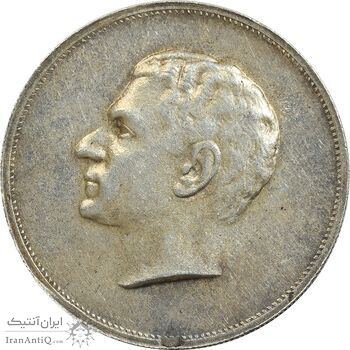 مدال نقره بیست و پنجمین سال سلطنت 1344 - AU - محمدرضا شاه