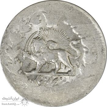 سکه 2000 دینار 1317 (واریته تاریخ) - EF45 - مظفرالدین شاه