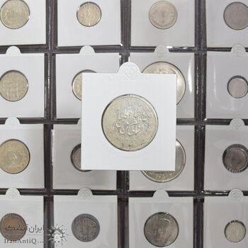 سکه 2000 دینار 1317 (واریته تاریخ) - EF45 - مظفرالدین شاه