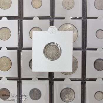 سکه 500 دینار 1305 خطی - EF40 - رضا شاه