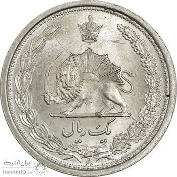 سکه 1 ریال 1313/0 (سورشارژ تاریخ) - MS63 - رضا شاه سکه 1 ریال 1313/0 (سورشارژ تاریخ) - MS63 - رضا شاه