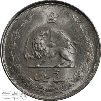 سکه 5 ریال 1325 - MS63 - محمد رضا شاه سکه 5 ریال 1325 - MS63 - محمد رضا شاه