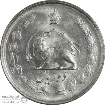 سکه 2 ریال 1329 - MS63 - محمد رضا شاه سکه 2 ریال 1329 - MS63 - محمد رضا شاه