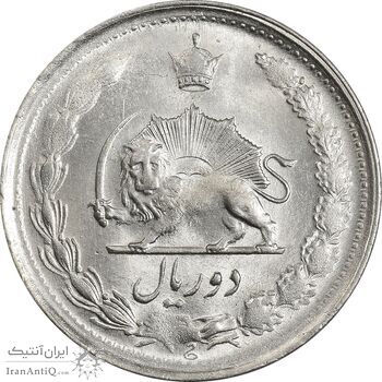 سکه 2 ریال 1340 - MS63 - محمد رضا شاه سکه 2 ریال 1340 - MS63 - محمد رضا شاه