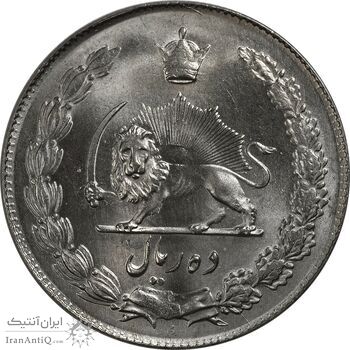 سکه 10 ریال 1344 - MS64 - محمد رضا شاه سکه 10 ریال 1344 - MS64 - محمد رضا شاه