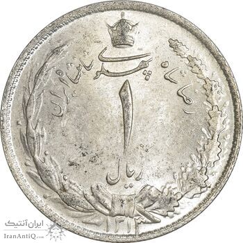 سکه 1 ریال 1313 - MS62 - رضا شاه سکه 1 ریال 1313 - MS62 - رضا شاه