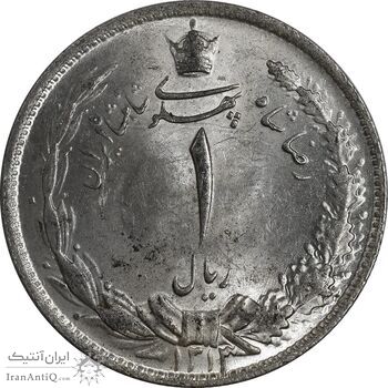 سکه 1 ریال 1313 - MS62 - رضا شاه سکه 1 ریال 1313 - MS62 - رضا شاه