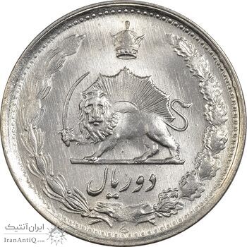 سکه 2 ریال 1340 - MS64 - محمد رضا شاه سکه 2 ریال 1340 - MS64 - محمد رضا شاه