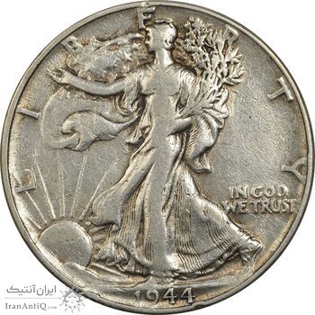 سکه نیم دلار 1944 نماد آزادی - VF25 - آمریکا