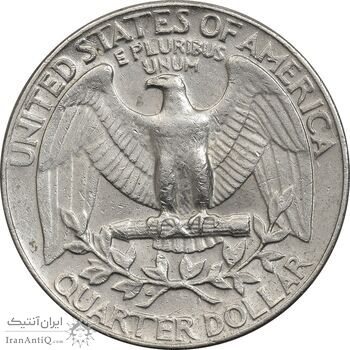 سکه کوارتر دلار 1984D واشنگتن - EF40 - آمریکا