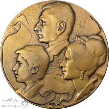 مدال برنز میدان شهیاد 1352 - AU - محمد رضا شاه