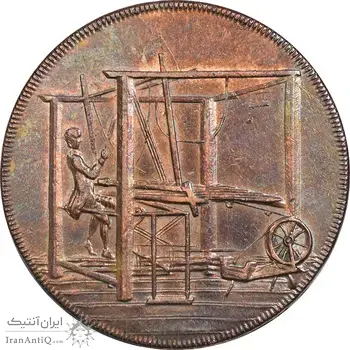 ژتون 1/2 پنی 1792 جان هاروی - AU50 - انگلستان