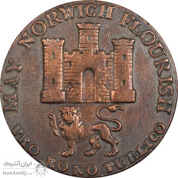 ژتون 1/2 پنی 1792 - VF35 - انگلستان