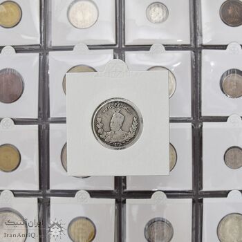 سکه 1000 دینار 1326 تصویری (دو تاریخ) - VF30 - محمد علی شاه سکه 1000 دینار 1326 تصویری (دو تاریخ) - VF30 - محمد علی شاه