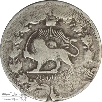 سکه 2000 دینار 1314 - ارور دو ضرب - VF30 - مظفرالدین شاه