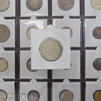 سکه 2000 دینار 1330 خطی - MS62 - احمد شاه